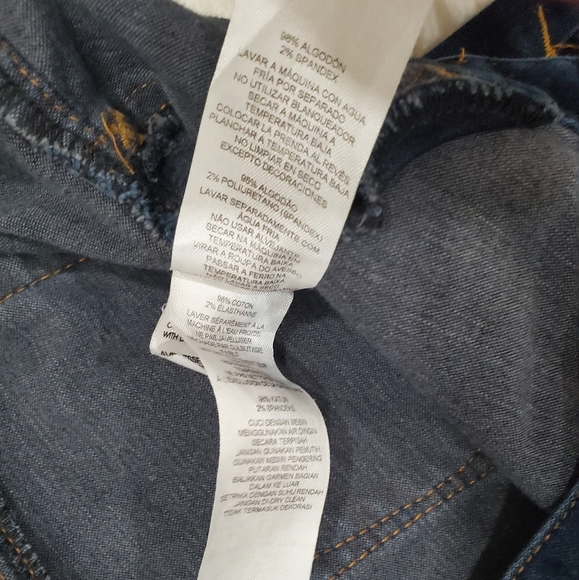 Armani exchange dark wash skinny jeans - Picture 9 of 12